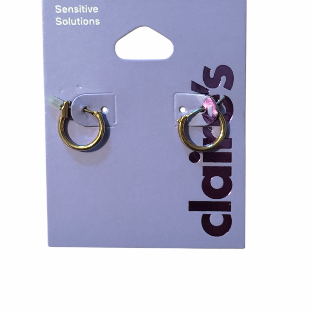 Claires Elegant Gold Hoop Earrings 15$